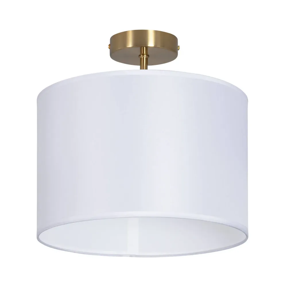 Luminaire Créatif Design Lampe de plafond en métal et textile modèle Austen avec LED
