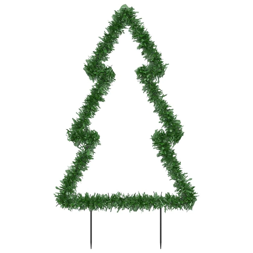 Lustre à cristaux Décoration lumineuse arbre de noël avec piquets 115 led 90 cm