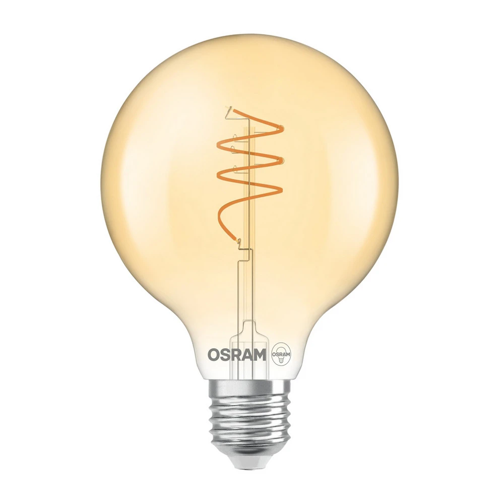 OSRAM LED Rétro G95 E27 3,4W 827 Spirale filament or