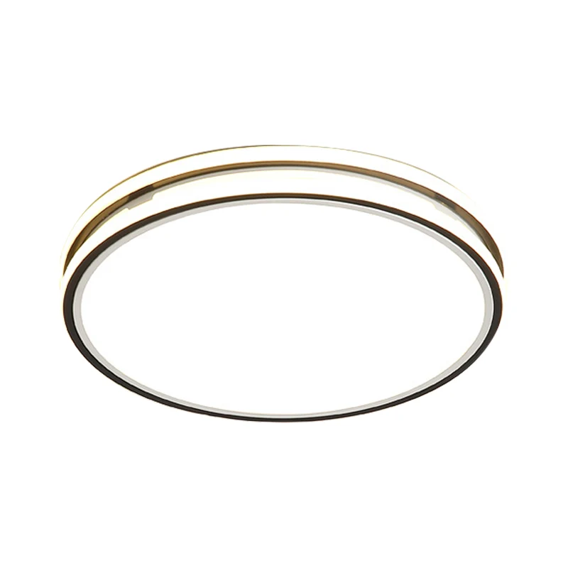 Plafonnier circulaire en acrylique, éclairage encastré récent à LED blanches de 16 "/ 19.5" de diamètre, lumière chaude/bl...