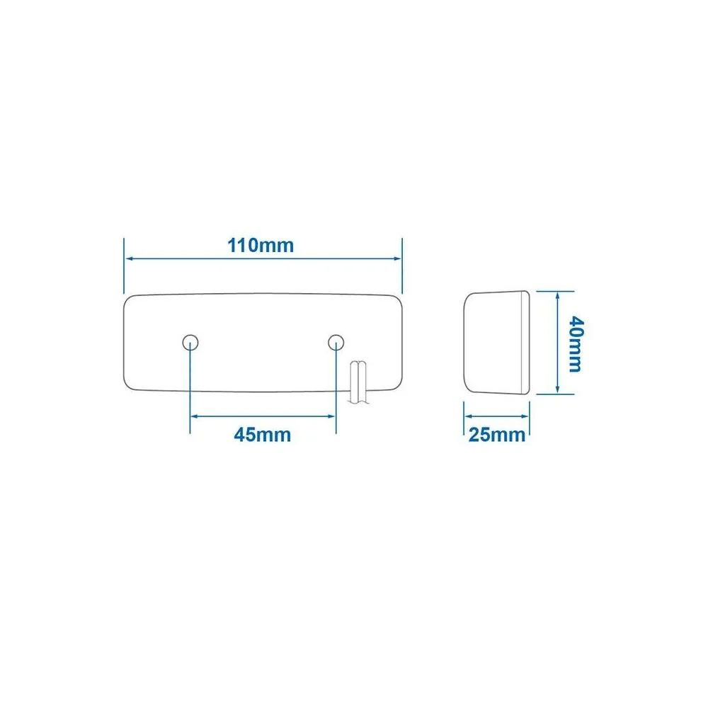 Positionsleuchte 12/24V weiß 110x40mm LED – Hochwertige LED Beleuchtung