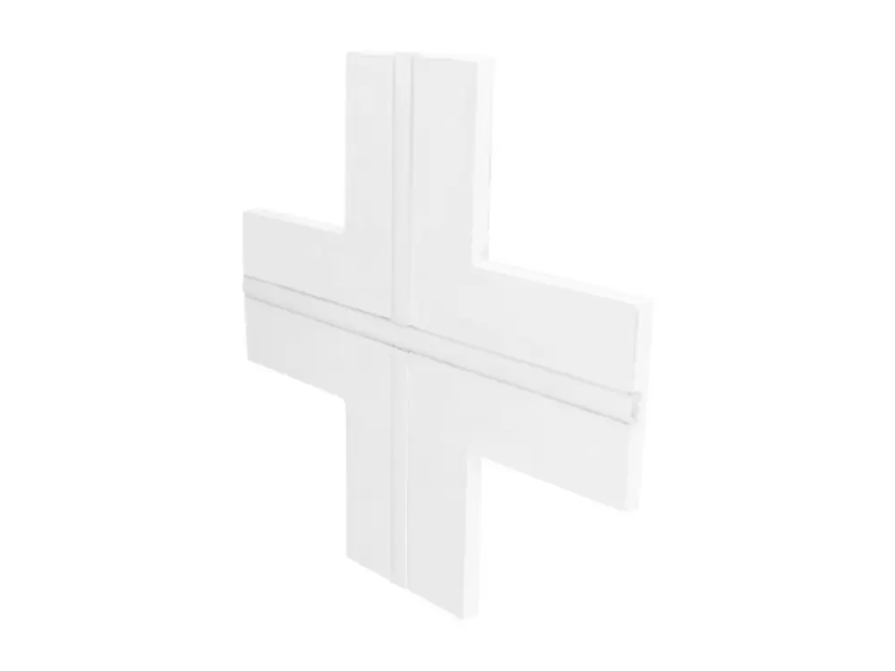 Profilé X intégré en aluminium pour bandes LED dans plaque de plâtre dissimulée pour chambre d'enfant