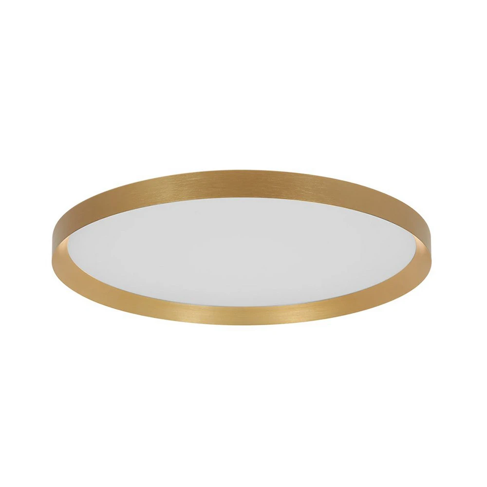 Projecteur à motifs Plafonnier LED Flady, doré, Ø 40 cm direct/indirect