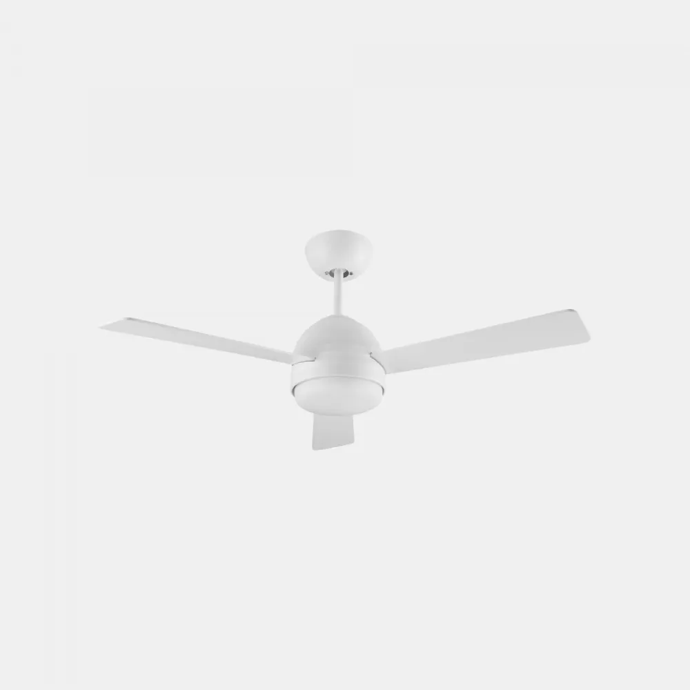 Projecteur à motifs Ventilateur Kai Blanc 108cm moteur DC silencieux éclairé par LEDS-C4