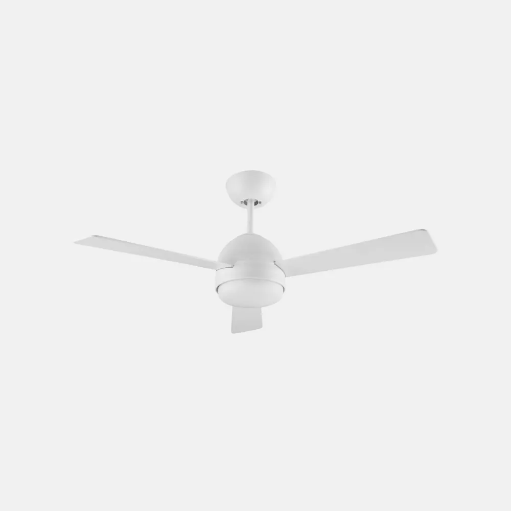Projecteur à motifs Ventilateur Kai Blanc 108cm moteur DC silencieux éclairé par LEDS-C4