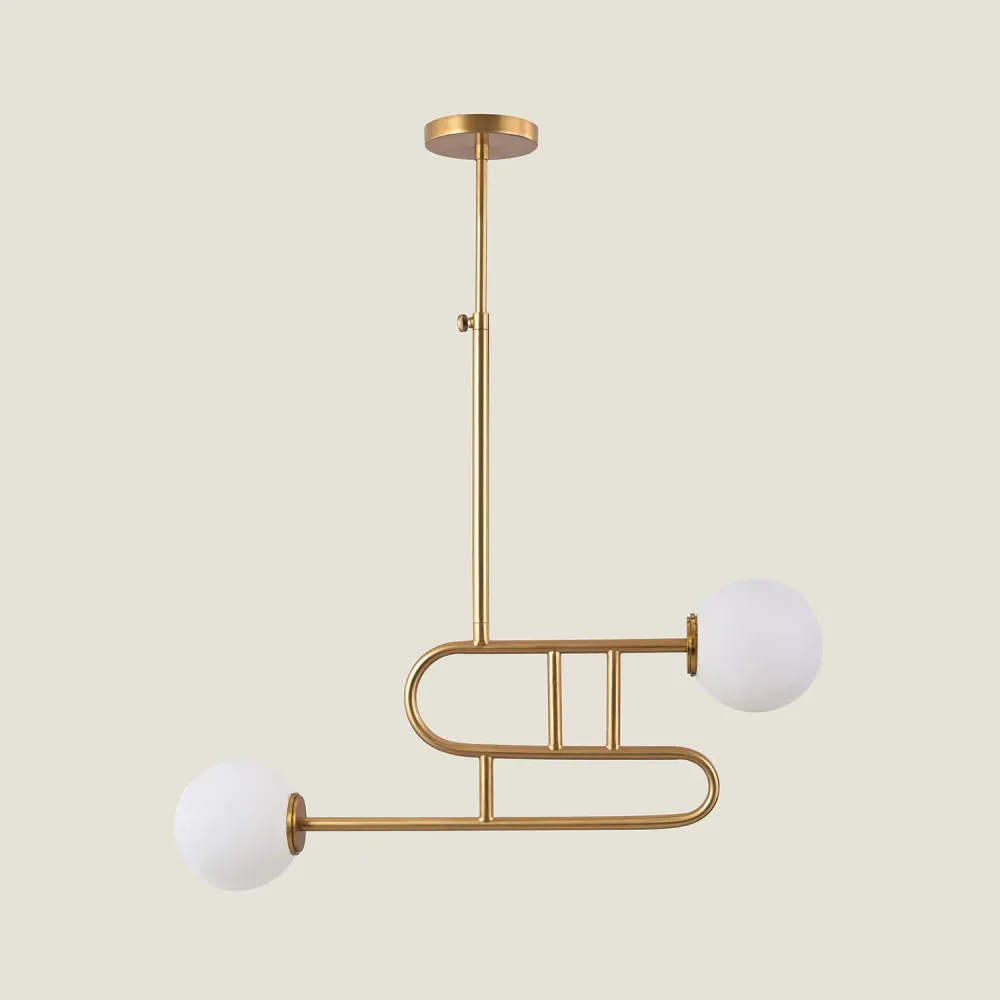 Suspension métallique Rowsley avec technologie LED intégrée pour éclairage productif.