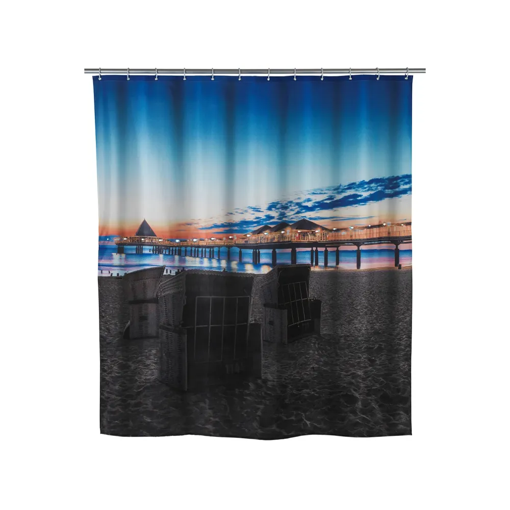 Tenda Doccia Con Luci Led 180x200cm