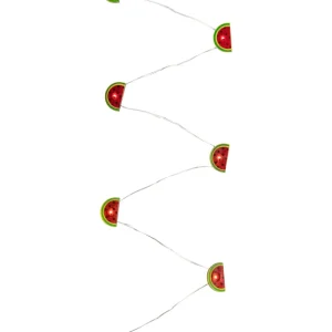 Urban Decor LED Watermelon Fairy Lights - Red & Vert jade avec télécommande