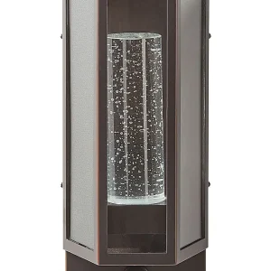 Wandlamp LED met bewegingssensor bruin 15 x 35 cm FRUID
