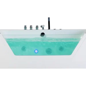 Whirlpool Bath LED 1620 mm Blanc pur SAMANA
