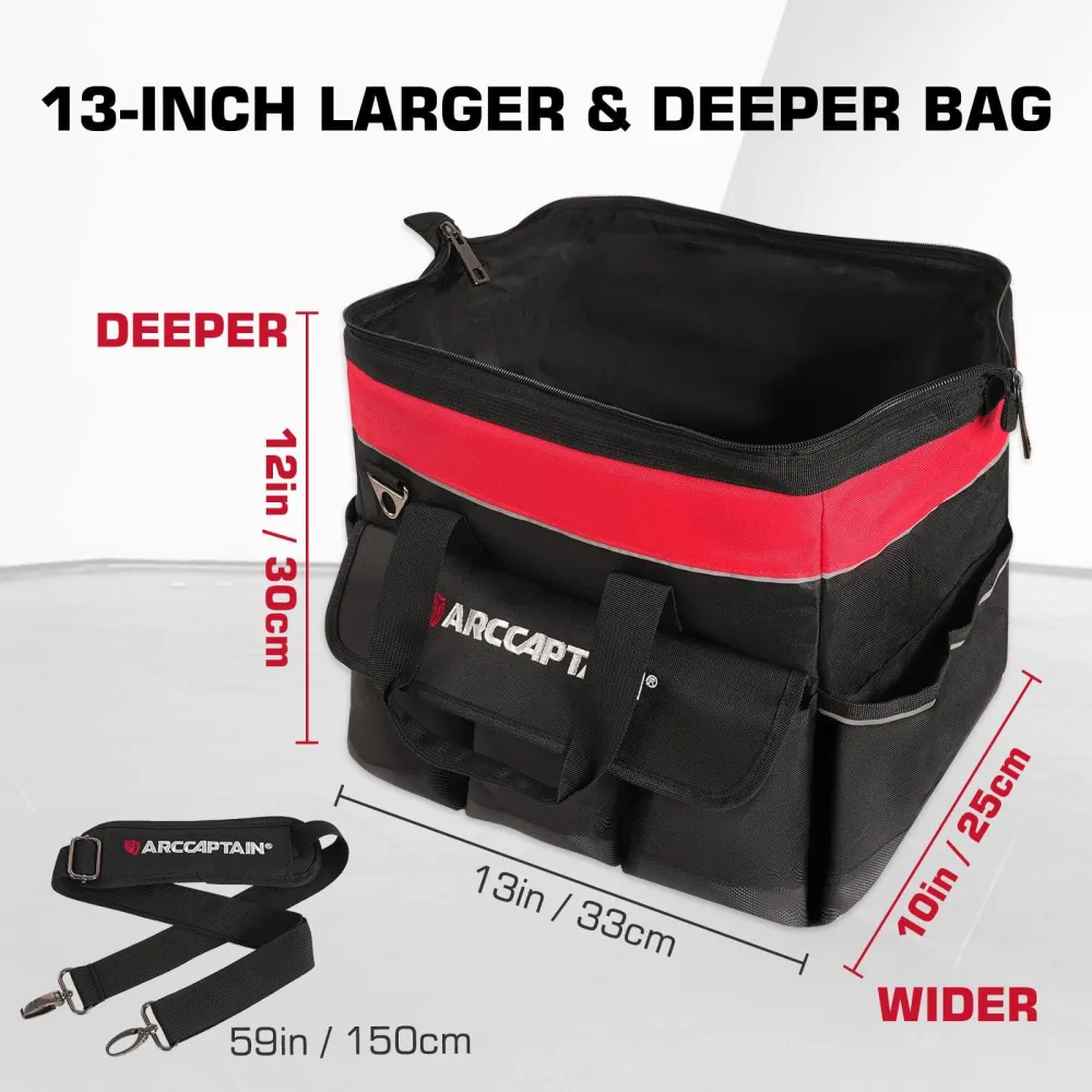 Sac à outils de soudage Arrcaptain pour électricien/soudeur pour Organisation Maximale
