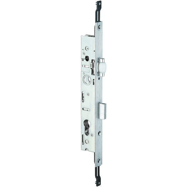 Serrure multipoints pour menuiserie métallique 2274TI têtière plate - Axe : 26 mm - pêne dormant - à rouleau - STREMLER |...