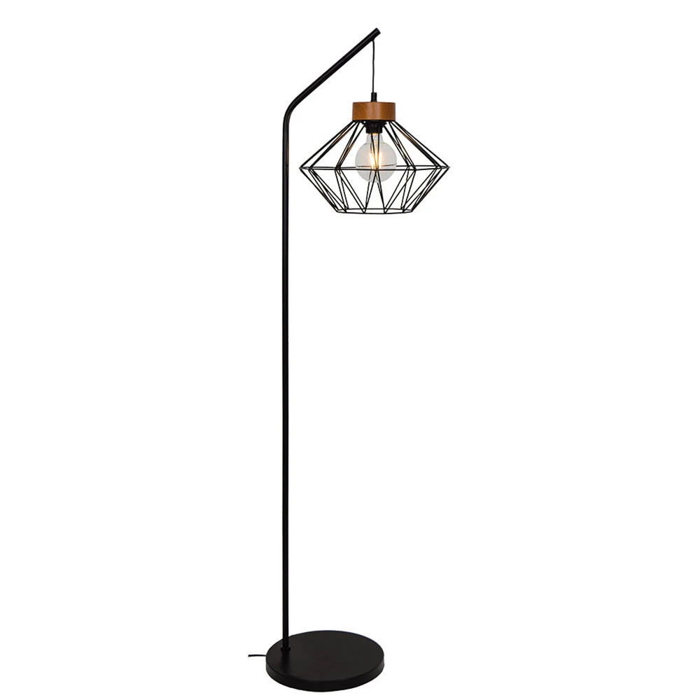 Éco-Énergétique Lampadaire Vega avec un abat-jour cage