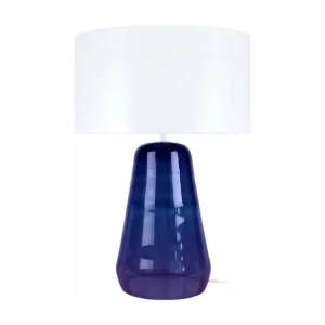 Éco-Énergétique REFLECTIT - Lampe de chevet conique verre violet et blanc