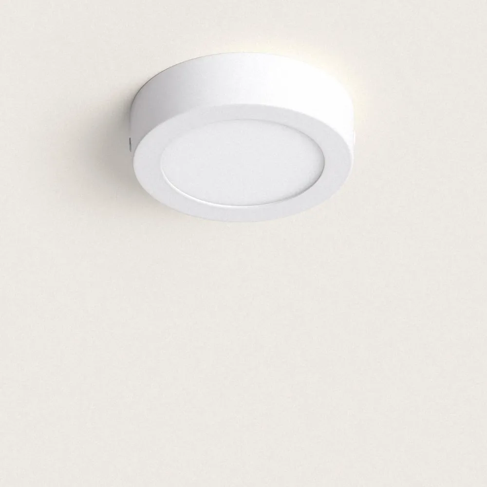 Design Contemporain Lumière de plafond LED ronde 6W ultra-mince CCT ajustable D 110 mm