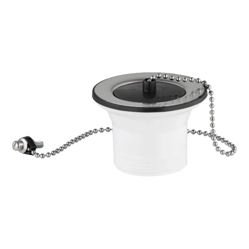 Professionnel Bonde évier inox + bouchon
