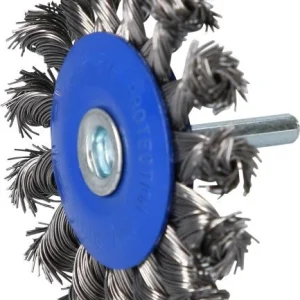 Brosse disque Brilliant Tools nouée Ø 75 mm avec support 6 mm BT103109 commander à bas prix