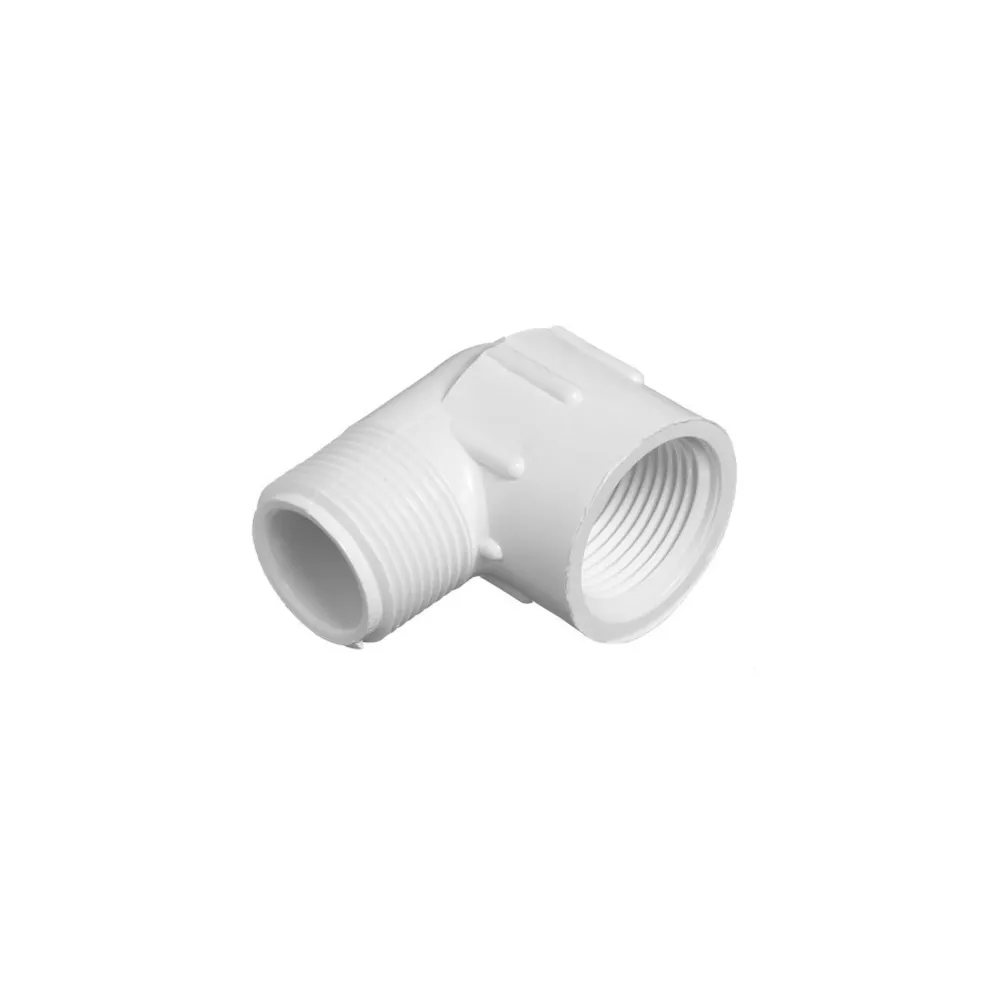 Coude 90° 1 1/2" male visse/femelle visse pour réservoir encastré