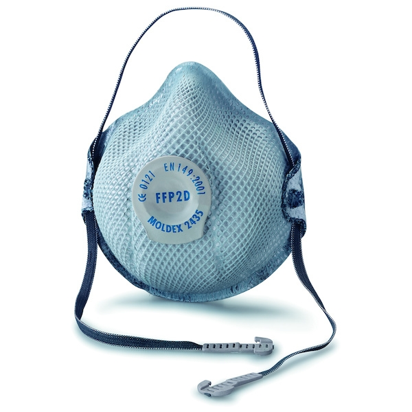 Kit de fixation FFP2 NR D SMART - Type de protection : FFP2 NR D - Forme : coque - Soupape : Oui - Taille : taille distinc...
