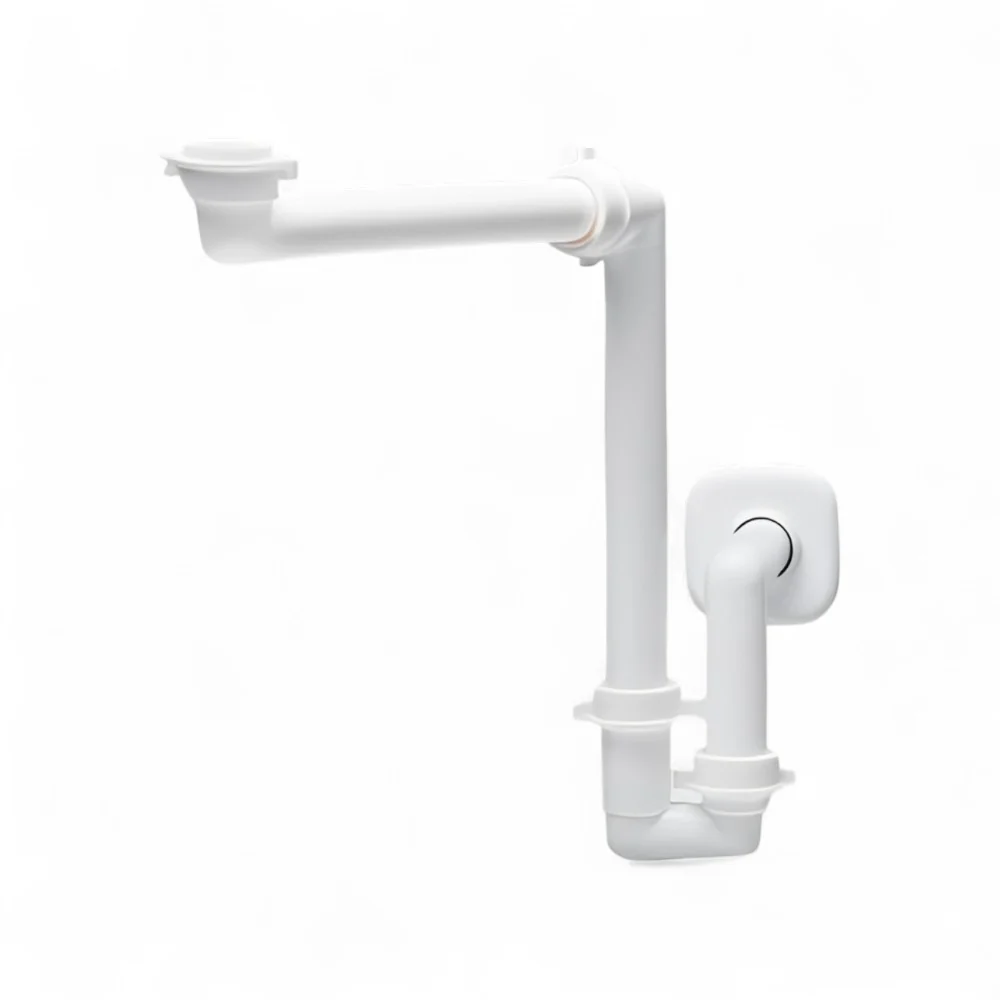 Professionnel Haute Qualité Sifone salvaspazio per lavabo polipropilene bianco