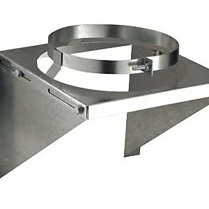 Support de conduit ø200 mm Poujoulat - Conforme aux Normes NFC