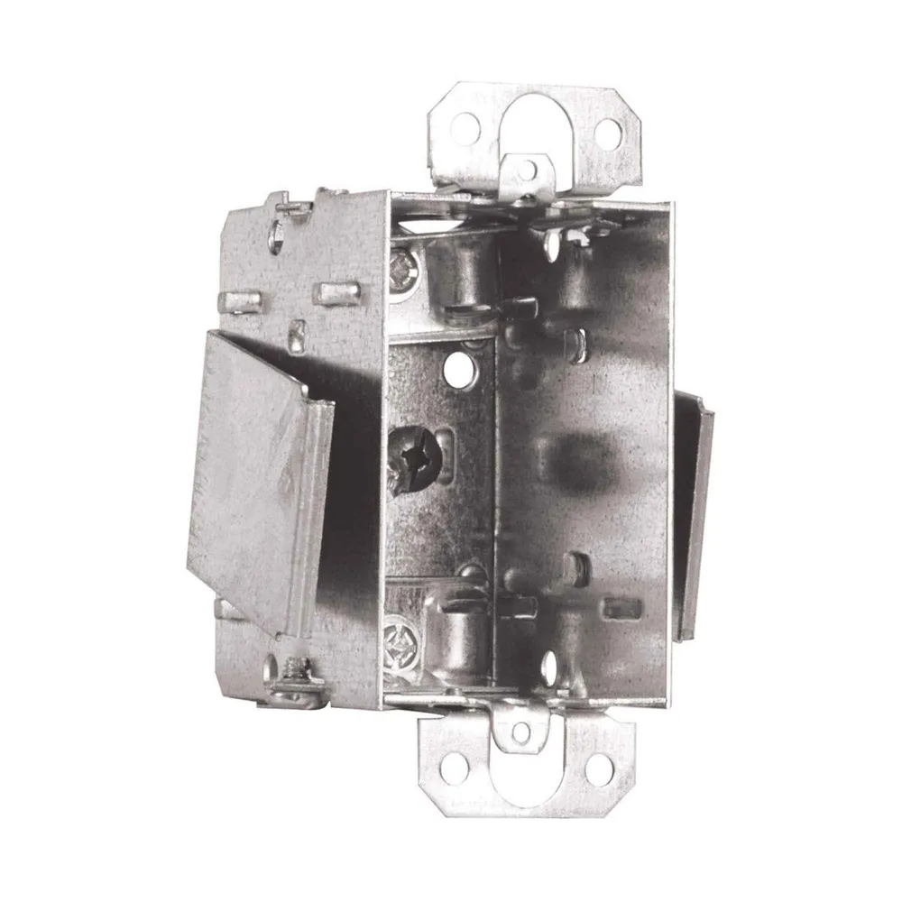 Étanche IP66 Boîte électrique rectangulaire regroupable pour (1) dispositif avec supports en ''U'', 2,5'' de profondeur (1...