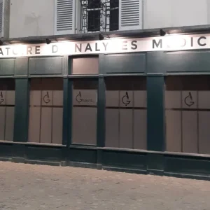 Enseigne de laboratoire Lavable en Machine