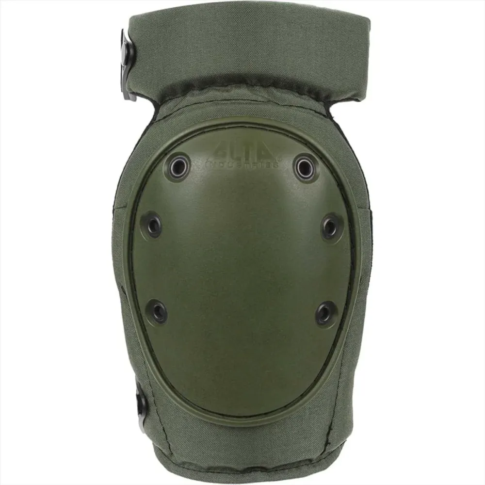 Genouillères tactiques AltaCONTOUR Casquette longue Forme ergonomique AltaLok Olive
