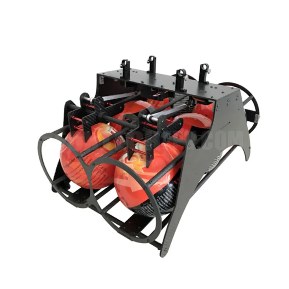 RDD-6 6CH 150mm 1.3KG/Ball dispositif de libération et de chute de boule d'extincteur pour la lutte contre l'incendie avec...
