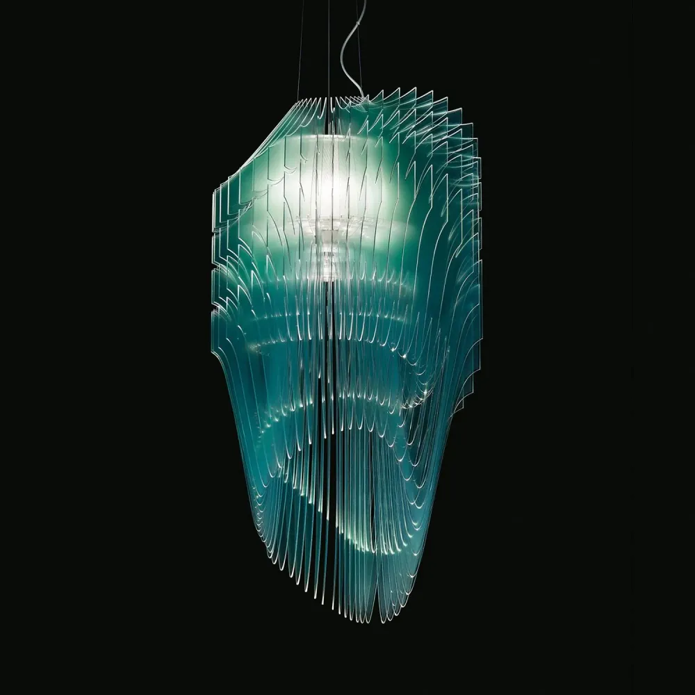 Éclairage LED Haute Luminosité Luminaire suspendu Avia Edition de SLAMP avec éclairage LED