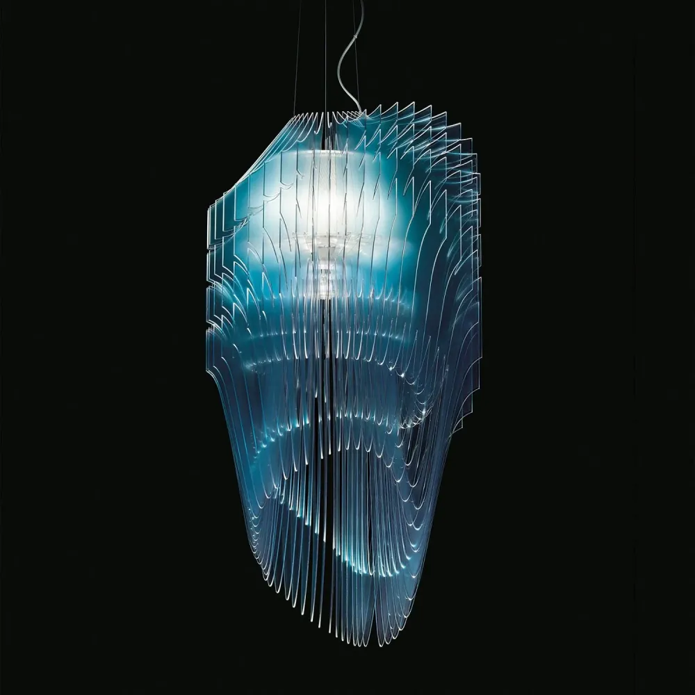 Éclairage LED Haute Luminosité Luminaire suspendu Avia Edition de SLAMP avec éclairage LED
