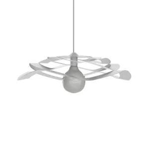 Éclairage LED Haute Luminosité MIGRA Suspension, 1X E27, max 42W, métal, blanc mat, D.40cm