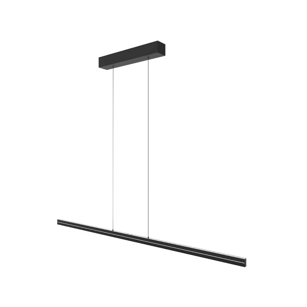 Éclairage LED Haute Luminosité Suspension LED Bande, 150 cm, noir, CCT, variateur d'intensité variable