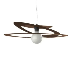DILATE Suspension, 1X E27, max 42W, métal, rouge cowhide, D.60cm pour plafonds suspendus