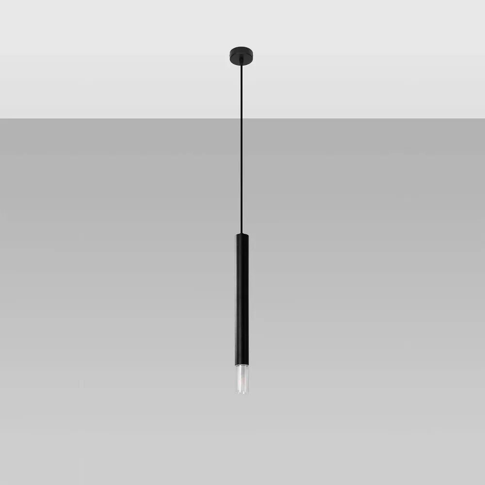 Lampe suspendue en métal Wezyr 1 avec éclairage LED de SOLLUX | Garantie 2 Ans