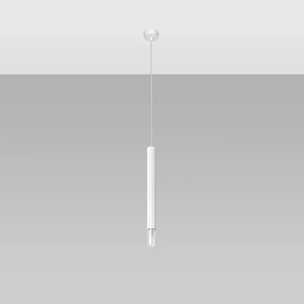 Lampe suspendue en métal Wezyr 1 avec éclairage LED de SOLLUX | Garantie 2 Ans