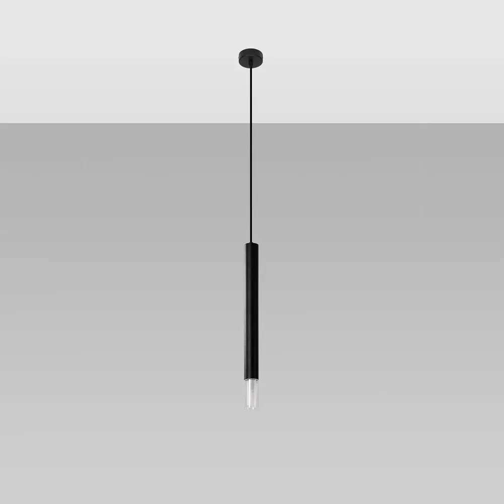 Lampe suspendue en métal Wezyr 1 avec éclairage LED de SOLLUX | Garantie 2 Ans
