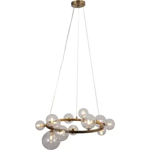 Lampe suspendue Yosie effet brossé