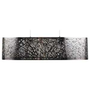 Lampe suspension argenté SEVESO IP44 pour salle de bain
