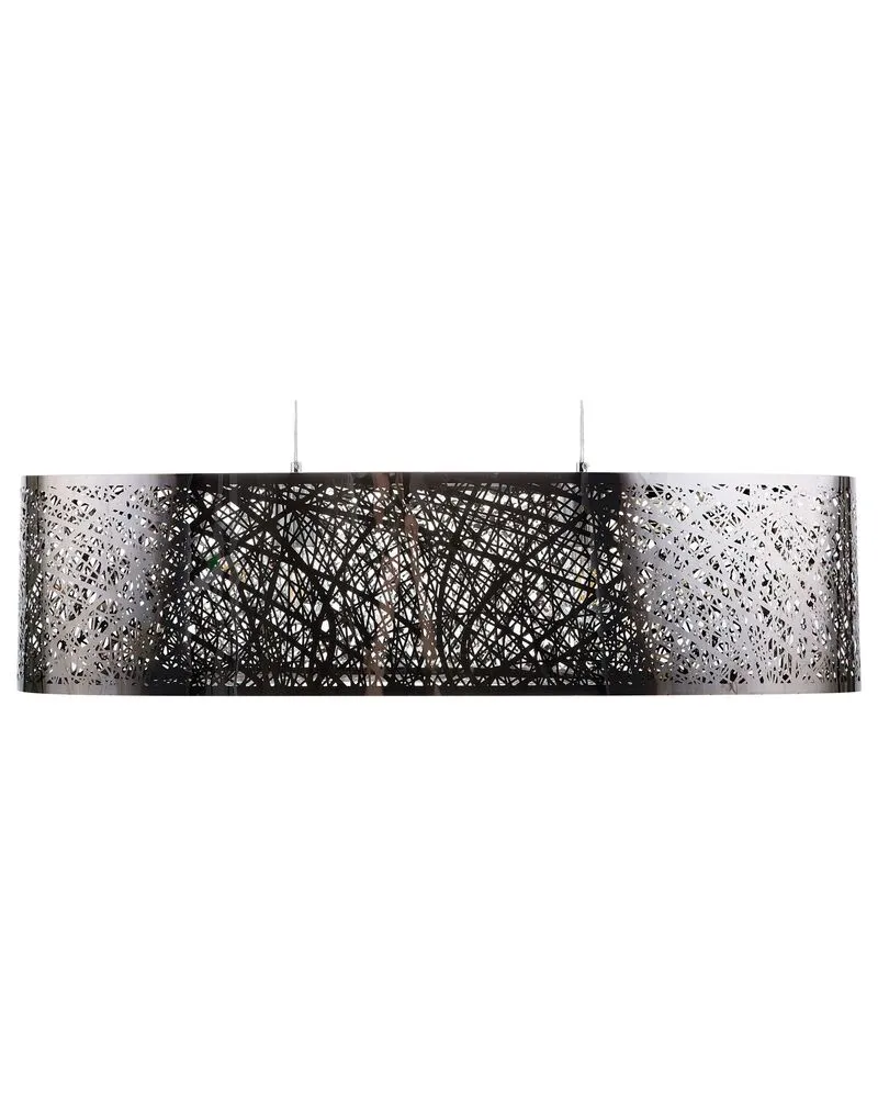 Lampe suspension argenté SEVESO IP44 pour salle de bain