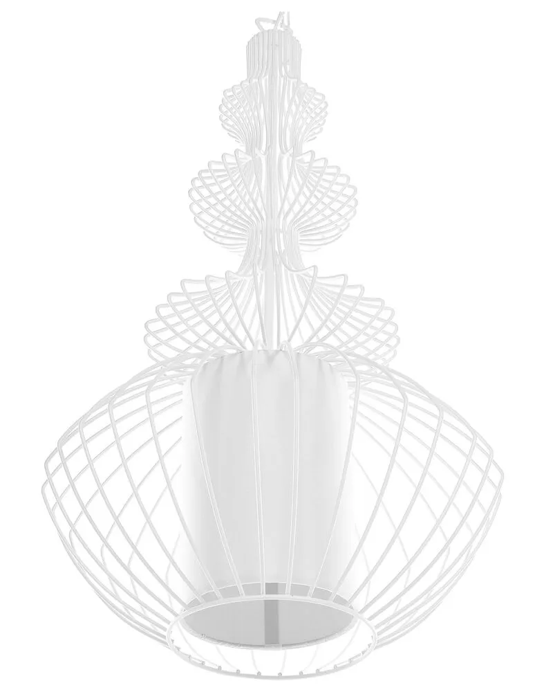 Lampe suspension blanche KOLVA Design minimaliste