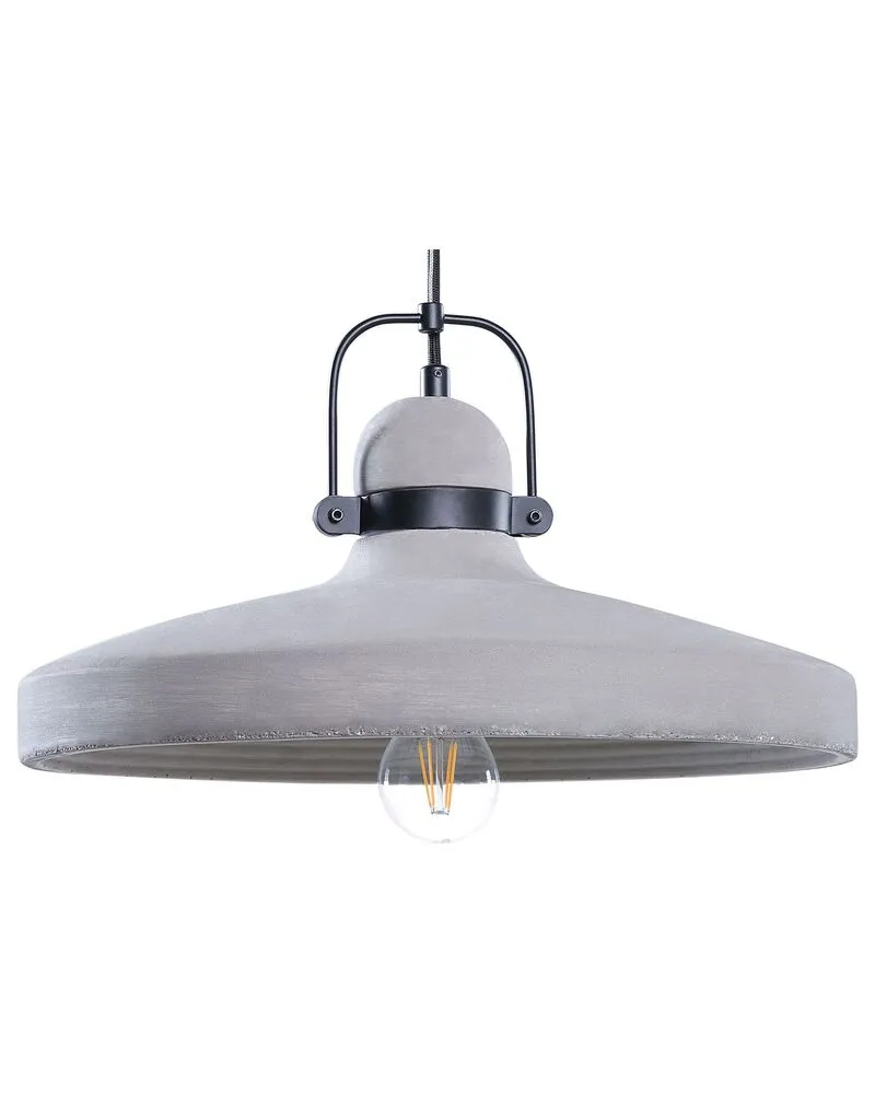 Lampe suspension en béton gris NOATAK IP44 pour salle de bain