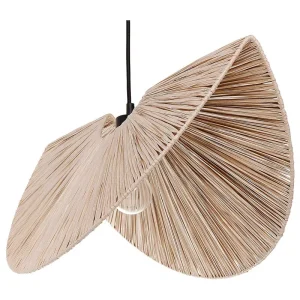 Lampe suspension en papier ton naturel HERRON IP44 pour salle de bain