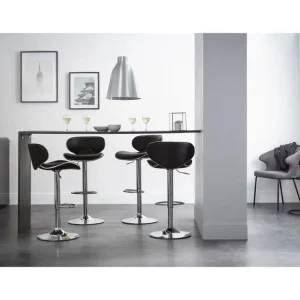 Luminaire de plafond design contemporain Suspension design en métal blanc D40 cm COROLA L
