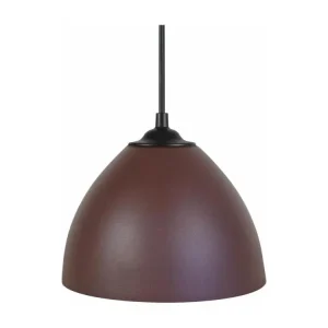 Luminaire de plafond encastrable CELICA C - Suspension dôme métal marron