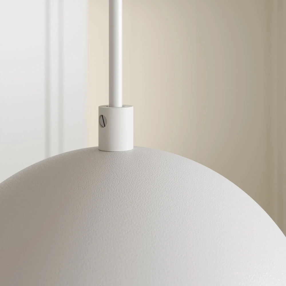 Luminaire de plafond encastrable Suspension Sool, blanche, à 3 lampes
