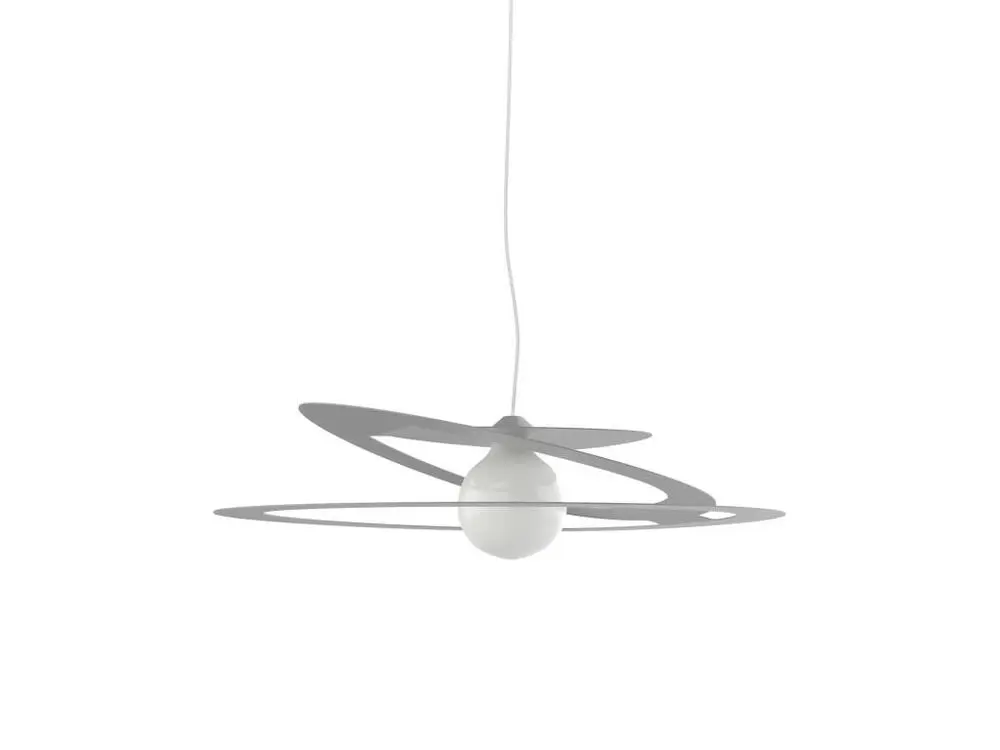 Luminaire de plafond à panneaux DILATE Suspension, 1X E27, max 42W, métal, jaune, D.60cm