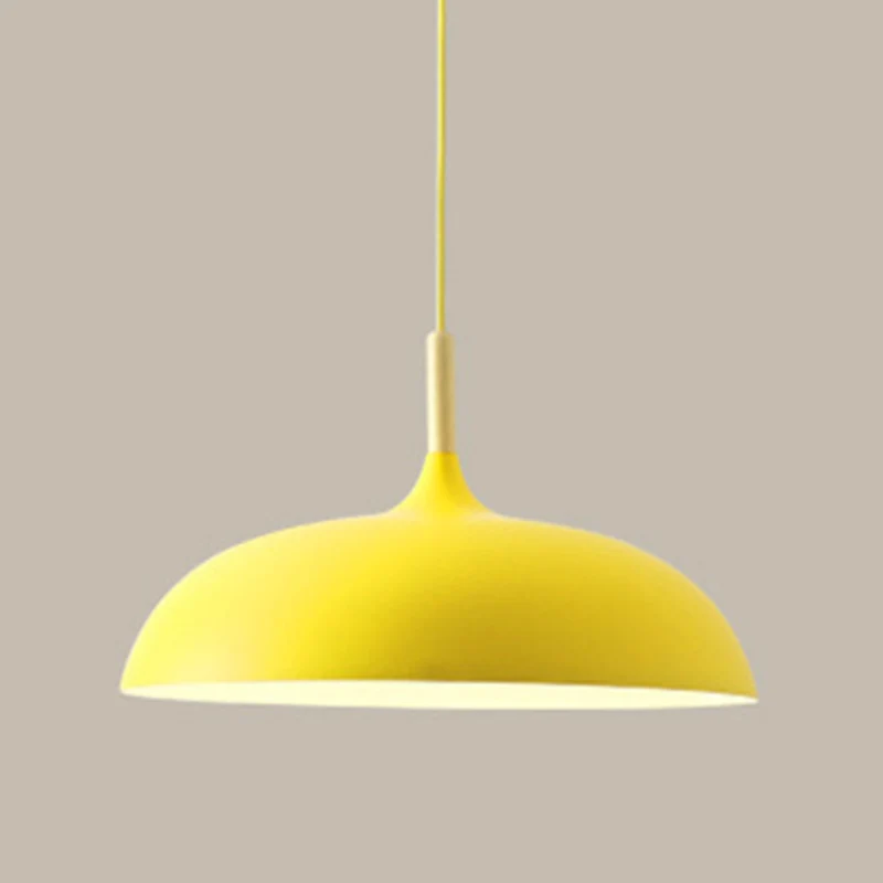 Luminaire suspendu circulaire en métal minimaliste, luminaire suspendu pour chambre à coucher (Carré 30x30cm)