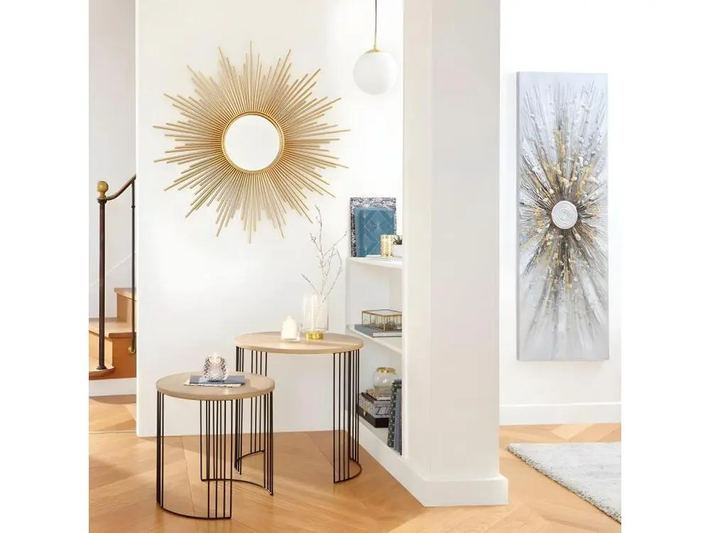 Luminaire Suspension Boule en Verre Blanc D 20 cm IP44 pour salle de bain