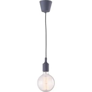 Lustre Cristal Premium Lampe de plafond à vis - Suspension - Axel Gris